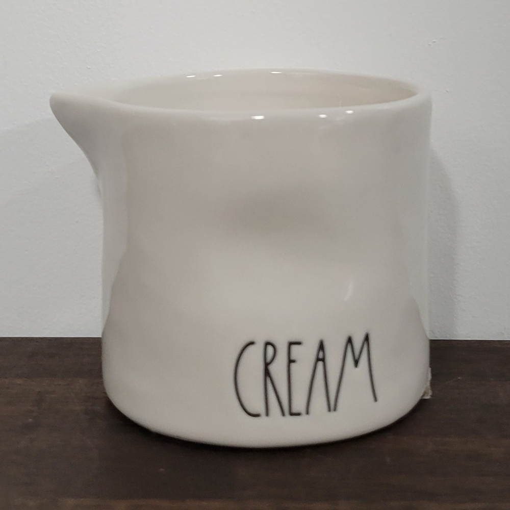 Rae Dunn Cream Ceramic Pitcher